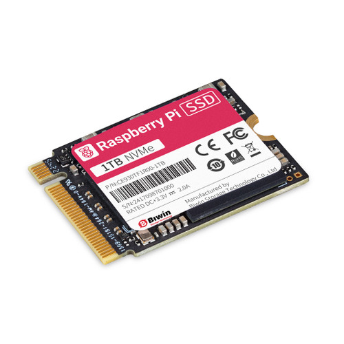 Raspberry Pi NVMe SSD -1TB SC1984, M.2 2230 form factor Raspberry Pi NVMe SSD -1TB SC1984, M.2 2230 form factor