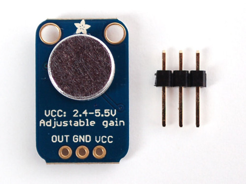 Electret Microphone Amplifier - MAX4466 with Adjustable Gain