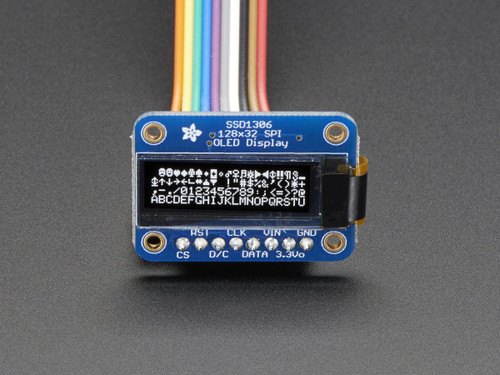Monochrome 128x32 SPI OLED Graphic Display Monochrome 128x32 SPI OLED Graphic Display