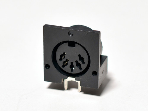 Breadboard-friendly MIDI Jack (5-pin DIN) Breadboard-friendly MIDI Jack (5-pin DIN)