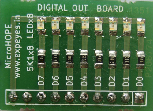 Digital Output Board for Raspberry Pi, MicroHope and Arduino.