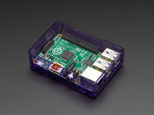 Pi Model B+ / Pi 2 Case Base - Purple