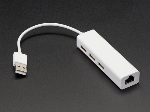 USB 2.0 and Ethernet Hub - 3 USB Ports and 1 Ethernet USB 2.0 and Ethernet Hub - 3 USB Ports and 1 Ethernet