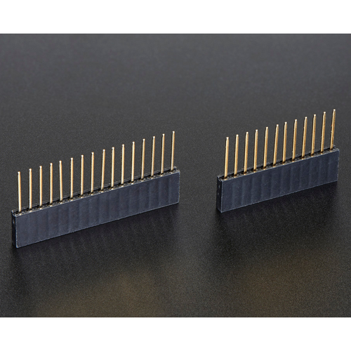 Feather Stacking Headers - 12-pin and 16-pin female headers Feather Stacking Headers - 12-pin and 16-pin female headers