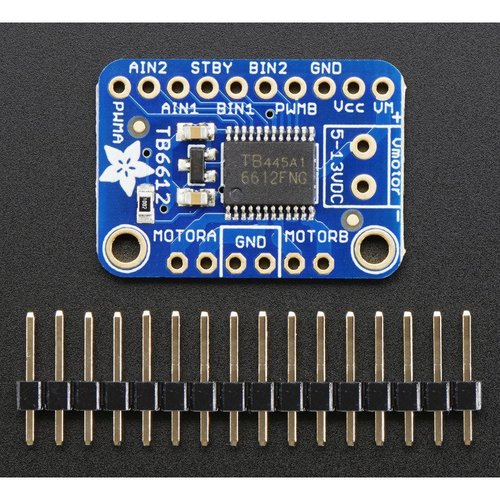 Adafruit TB6612 1.2A DC/Stepper Motor Driver Breakout Board Adafruit TB6612 1.2A DC/Stepper Motor Driver Breakout Board