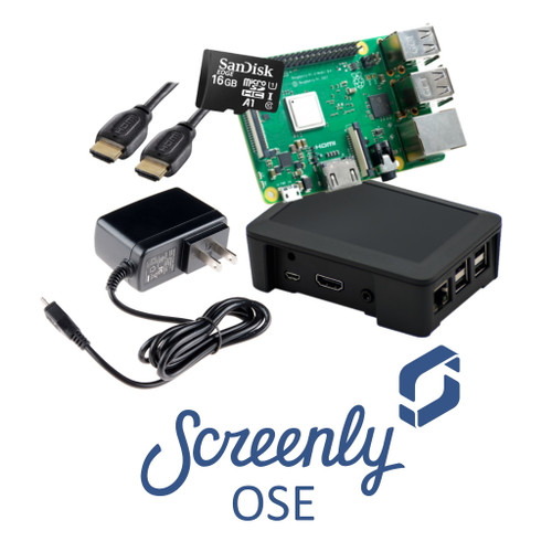 Screenly Open Source Edition Digital Signage Starter Kit