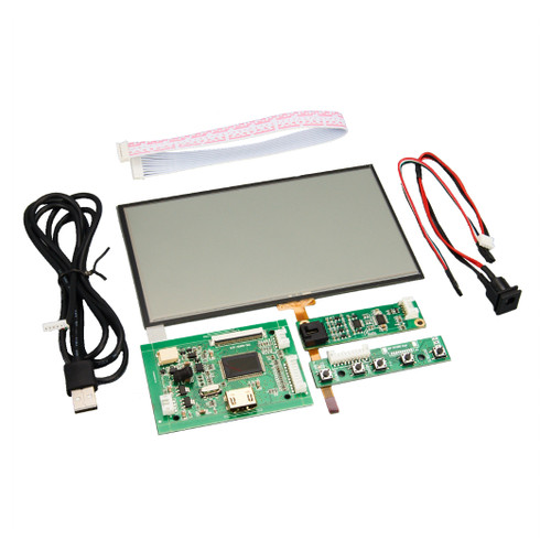 7 Inch Digital LCD Touch Display Screen With Driver Board Kit For Raspberry Pi - 1024 x 600 7 Inch Digital LCD Touch Display Screen With Driver Board Kit For Raspberry Pi - 1024 x 600