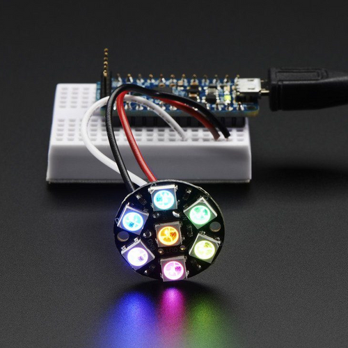 NeoPixel Jewel - 7 x 5050 RGB LED with Integrated Drivers NeoPixel Jewel - 7 x 5050 RGB LED with Integrated Drivers