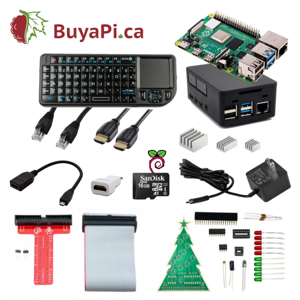 Limited Edition Black Friday Raspberry Pi4B Kit - PiShop.ca