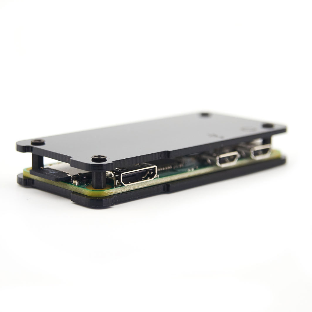Transparent Acrylic Case For Raspberry Pi Zero – Protective Clear/Blue/Black Shell
