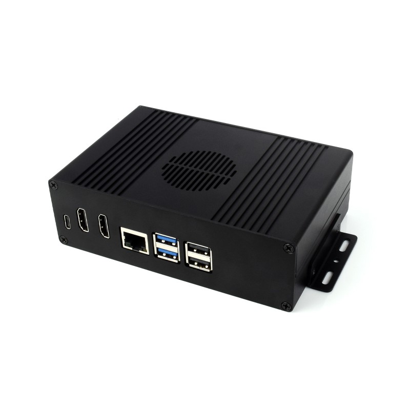 ミニPC raspberry pi 5 Mini-Computer Kit for Raspberry Pi 5, Aluminum Alloy Case, PCIe to