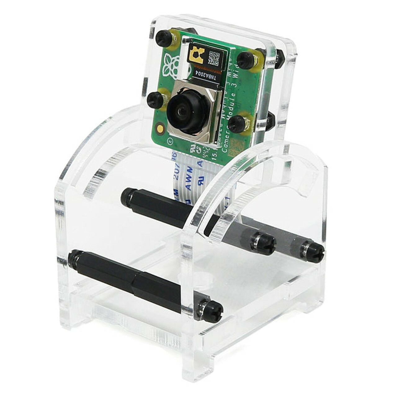 Portable mini tripod, 360° rotation, ideal for Raspberry Pi HQ