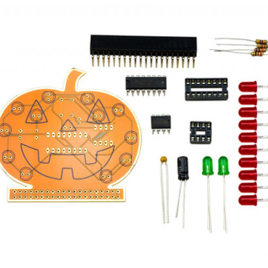 Raspberry Pi Halloween Pumpkin Solder Kit