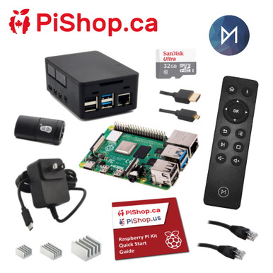 Raspberry Pi 4B - Media Center Kit - PiShop.ca