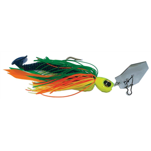 Chatter Bait- Party Grub Gr/Or 5/8 oz Chatter Bait- Party Grub Gr/Or 5/8 oz