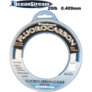 Ocean Stream Flurocarbon Leader 20lb 30m Ocean Stream Flurocarbon Leader 20lb 30m