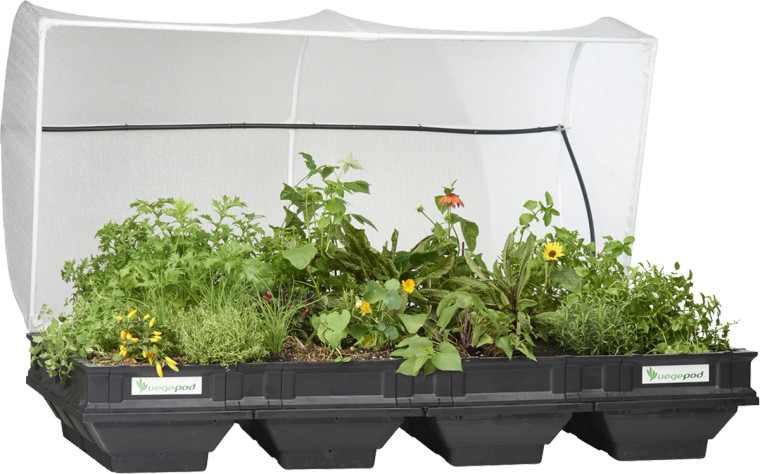 Vegepod-Large Raised Garden Bed with VegeCover 2m x 1m