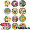 Purim Clown Stickers