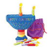My Plush Menorah Set
