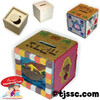 Wood Tzedakah Box for Decoration