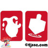 Dreidel & Pitcher Jeiwsh Tracing Stencil Set