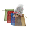 Sheer Polyester Mesh Drawstring Gift Bags