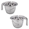Netilat Yadayim Plastic Wash Cup, Silver Colored