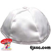Dozen White Satin Lined Yarmukles (Kippahs)