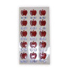 Rosh HaShanah Apples & Gems Puffy Glittery Stickers