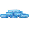 Shabbat Aba Hebrew Silicone Bracelets