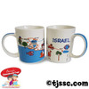 Israel Map Ceramic Mug