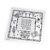 Passover Matzah Cover Craft Project Before Coloring