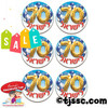 70 Years Israel Lapel Badge Stickers on Sale
