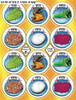 Passover Seder Plate Symbols Stickers