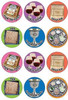 Passover Symbols Stickers 1.3" - 1 Sheet