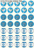 Israel Symbols Stickers