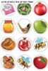 Rosh HaShana Symbols Stickers