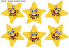 Star of the Week Hebrew Encouragement Metallic Stickers