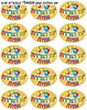 Metallic Yom Huledet Sameach (Happy Birthday in Hebrew) Stickers