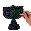 Magic Scratch Menorah Chanukah Art & Craft Project