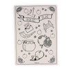 10 Rosh HaShana Coloring Card-Stock Boards & 12 Shaped Sticker Sheets