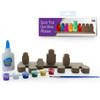 Create your Own Wood Dreidle Menorah