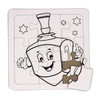 SINGLE Chanukah Smiley Dreidel Inlay Puzzle for Decoration