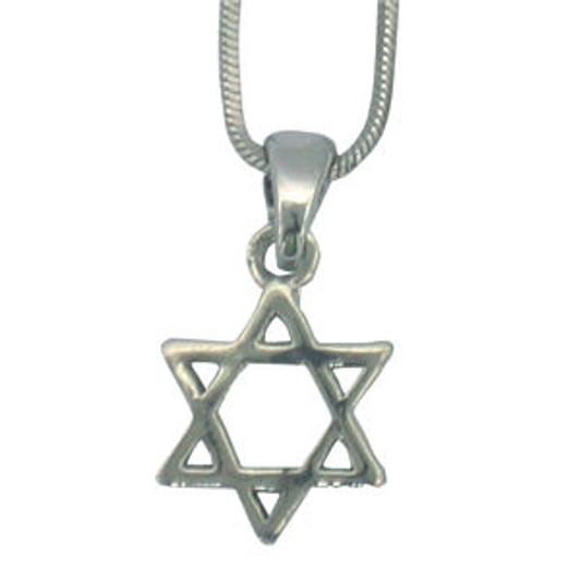 Magen David Star of David Necklace Single