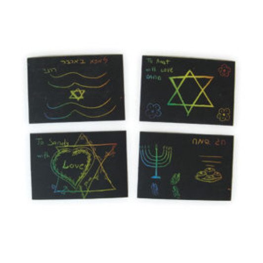 Scratch Crafts Magic Color Postcards