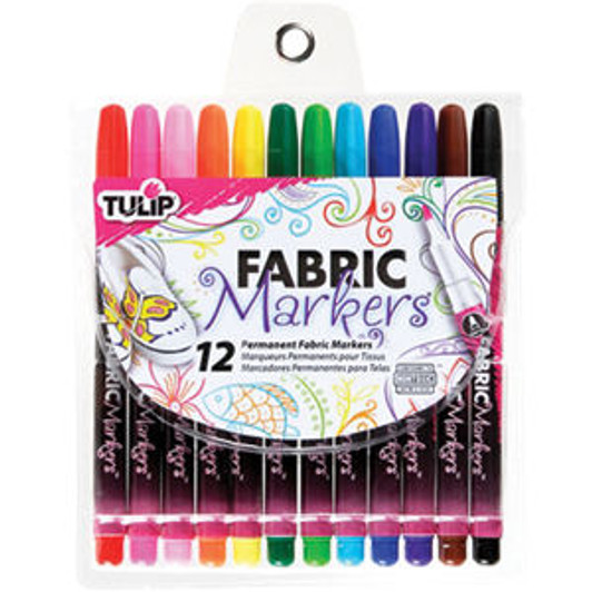 Multi 12 Pack Fabric Markers Multi 12 Pack Fabric Markers