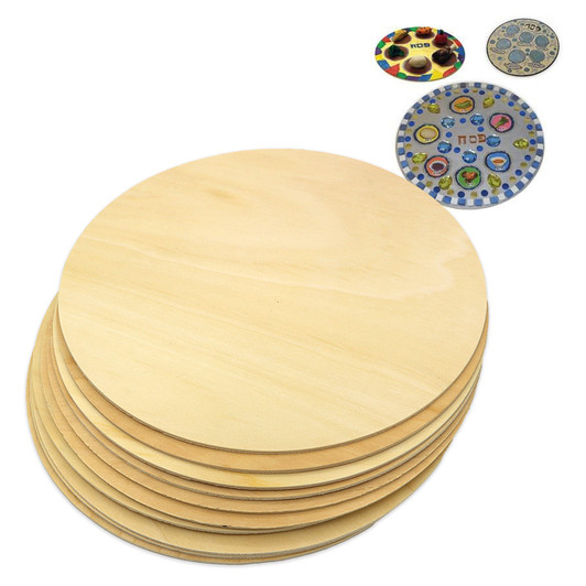 Wooden Circle for Seder Plate Projects