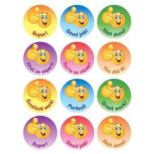 Encouragement Stickers in English Encouragement Stickers in English