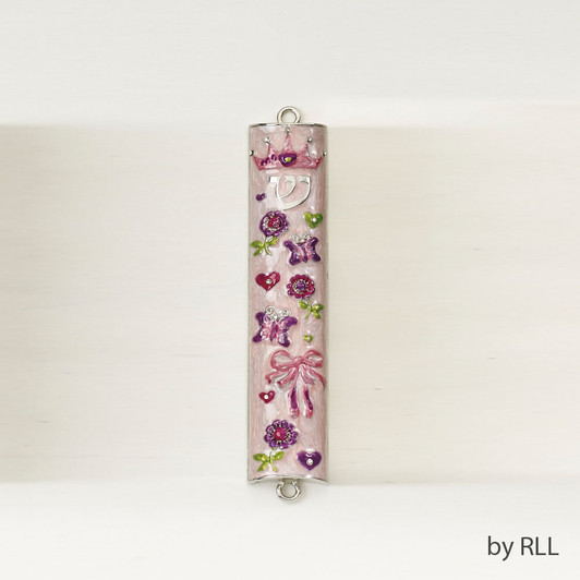 Princess Enameled Mezuzah