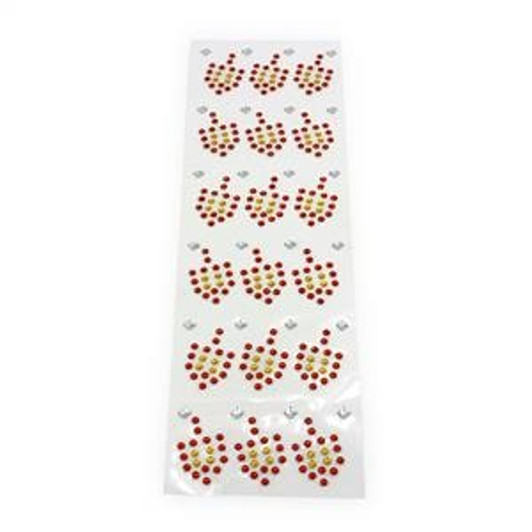 Chanukah Dreidles Glitter Gem Stickers Chanukah Dreidles Glitter Gem Stickers